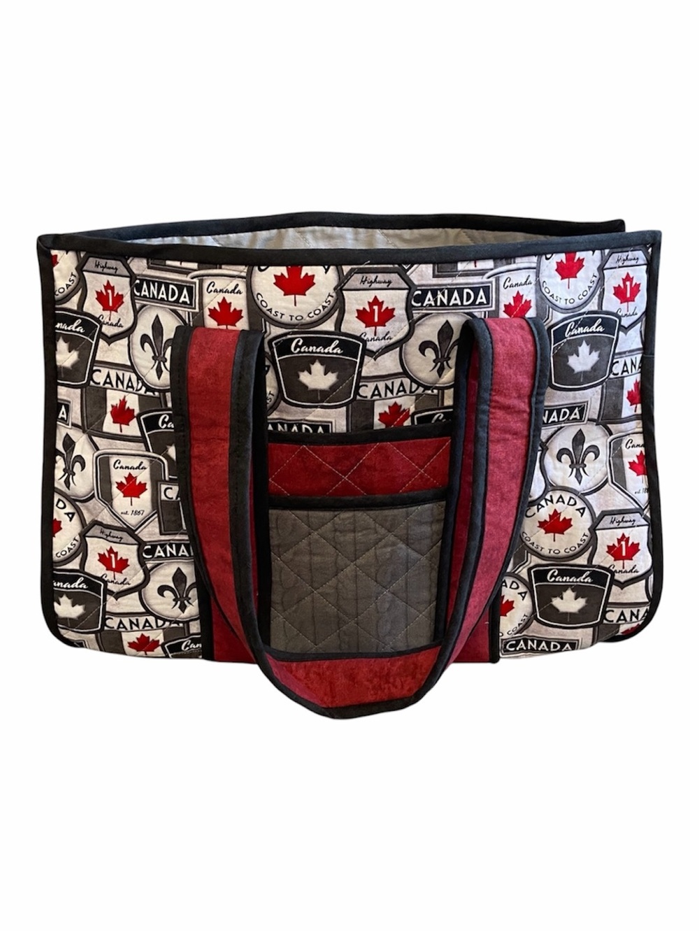 Handmade Canada Quilted Tote Bag
